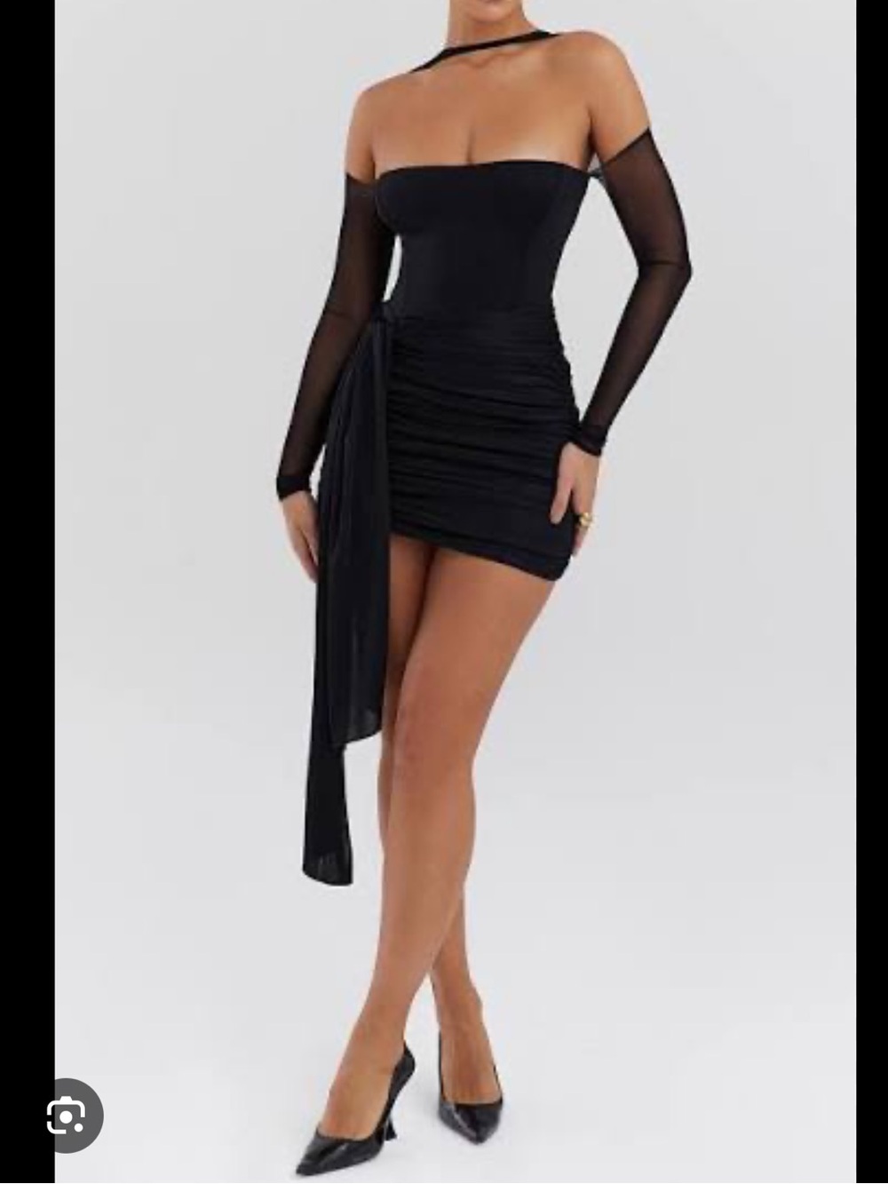 NWT Mesh Bustier Dress